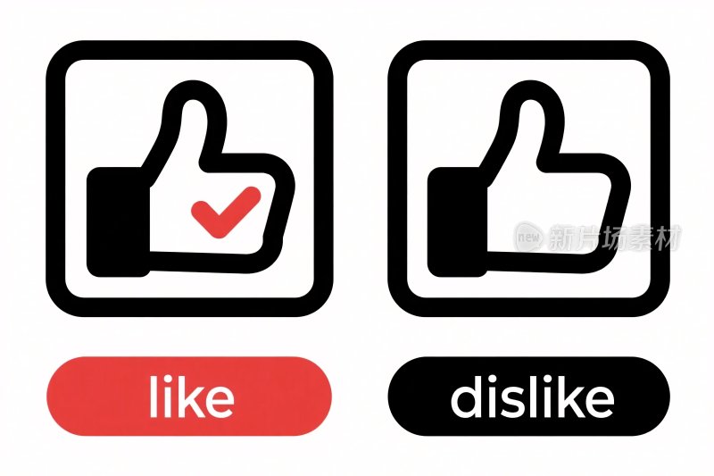 点赞反对图标设计