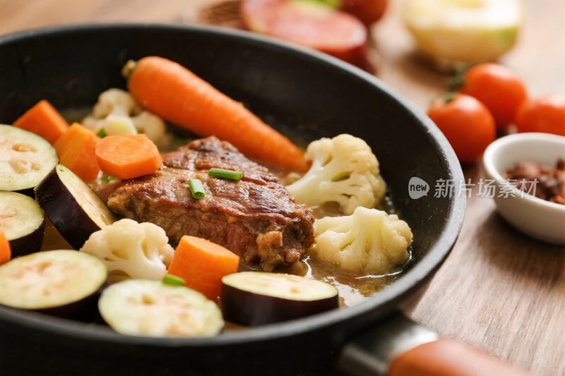 美食食材烹饪展示