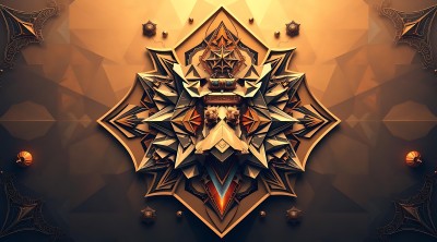 神秘几何艺术图案 神秘几何艺术图案