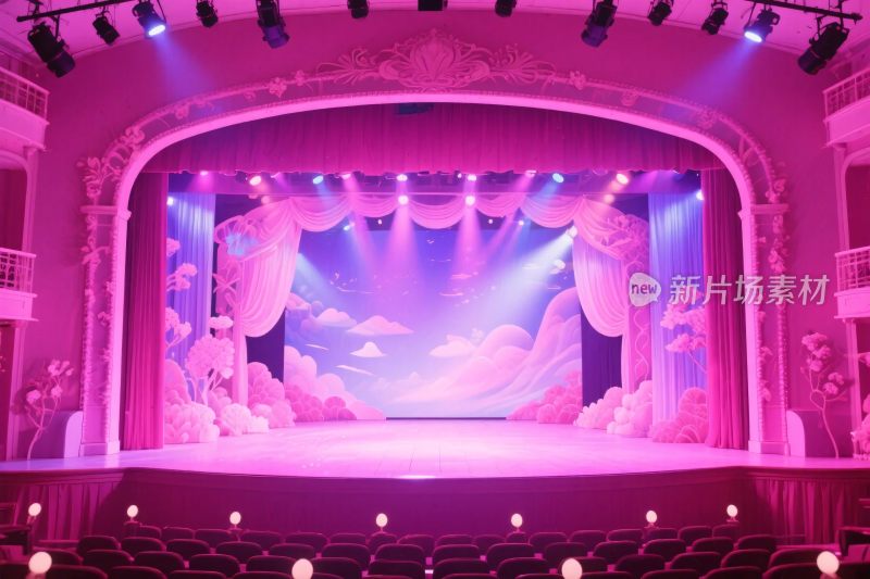 剧院舞台场景图