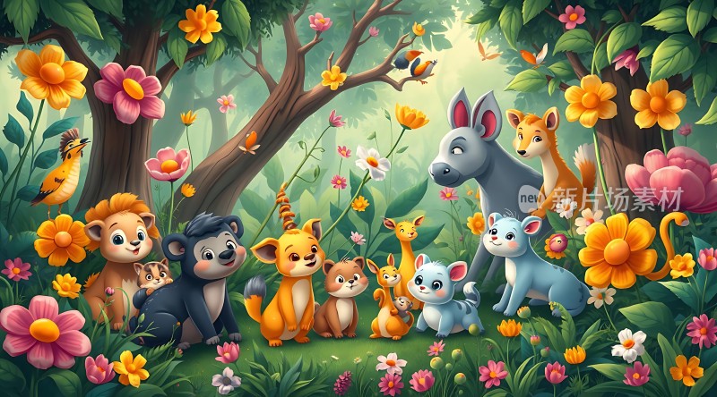 森林里的动物们