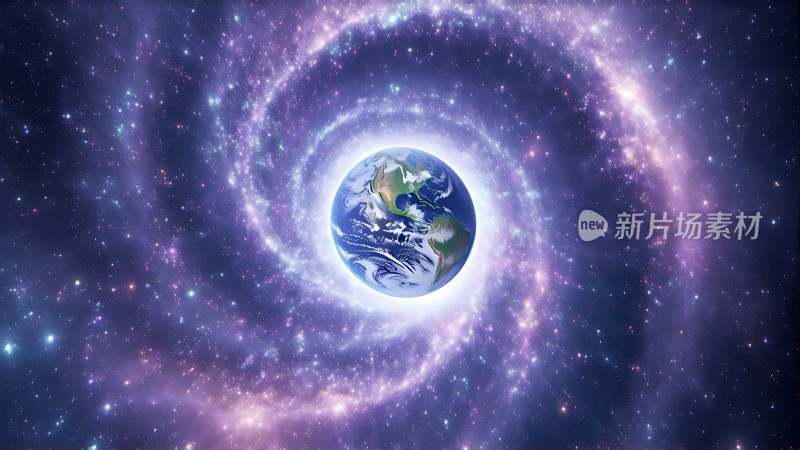 宇宙之眼地球与星河