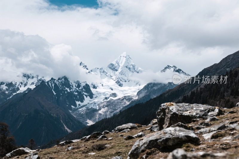 雪山自然风景摄影