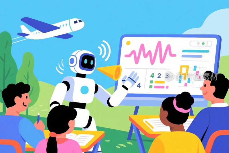 课堂机器人教学场景