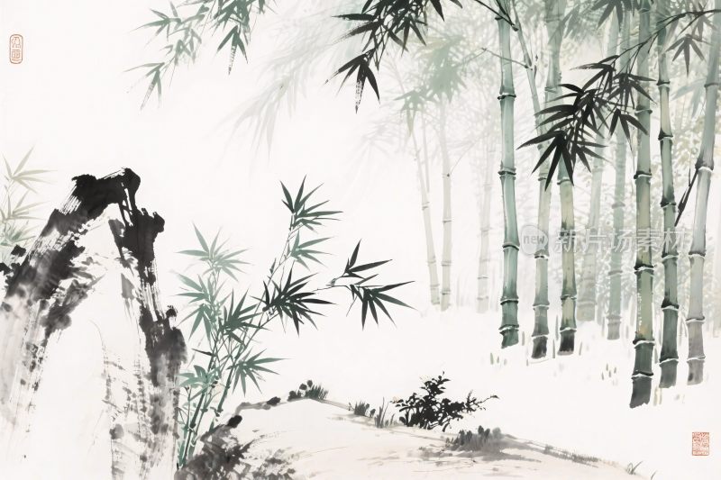 中国传统水墨画