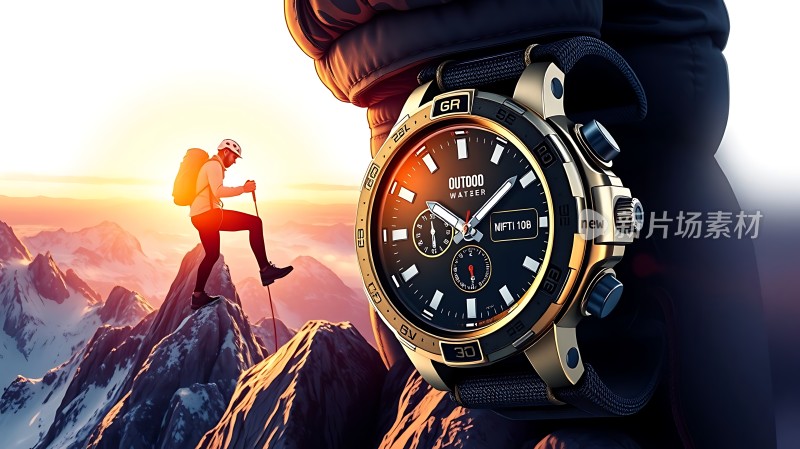 户外探险挑战极限OUTDOOR腕表NFTI108精准陪伴每一步