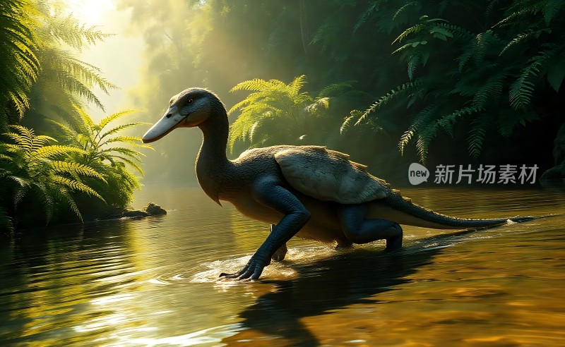 恐龙与自然和谐共处