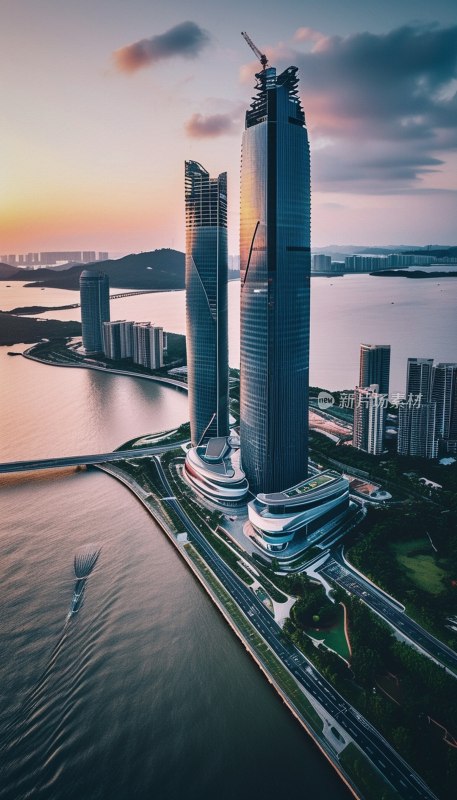 珠海仁恒滨海航拍