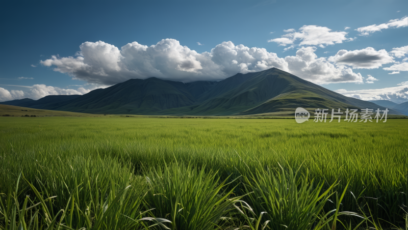 一片高高的草地高清风景图片