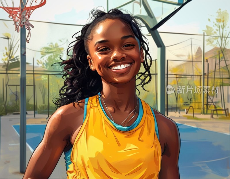 黑人少女运动照