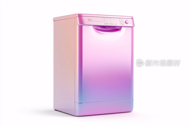 梦幻渐变粉色洗衣机