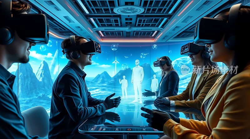 虚拟现实会议未来科技交流