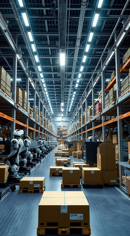 智能仓储机器人协作搬运货物