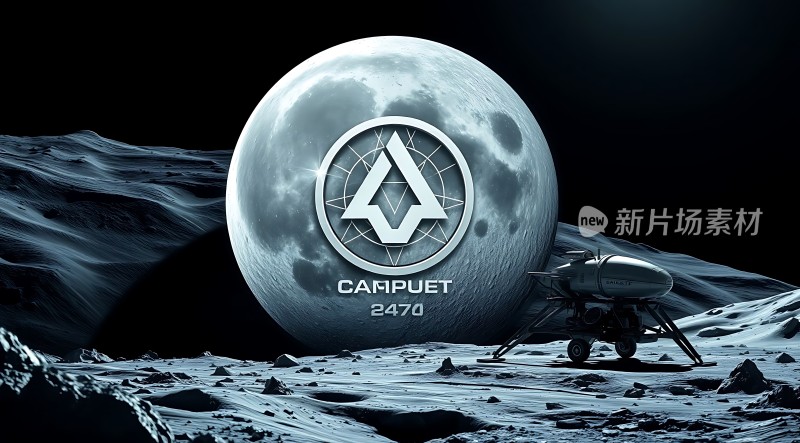 新片场素材未来月球探索