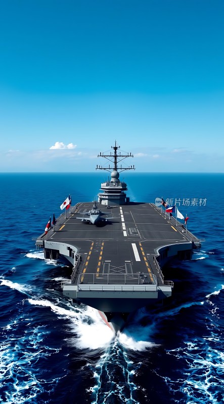 航母驶向远方