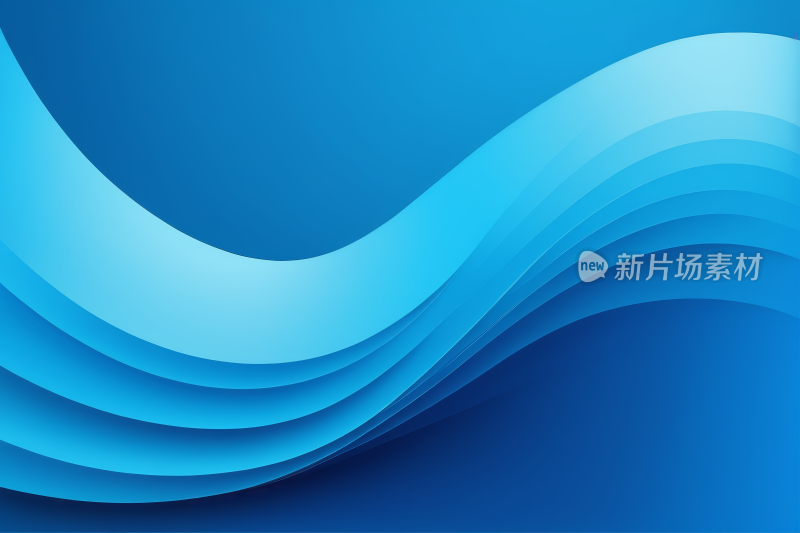 蓝色波浪背景蓝天特写高清背景图片