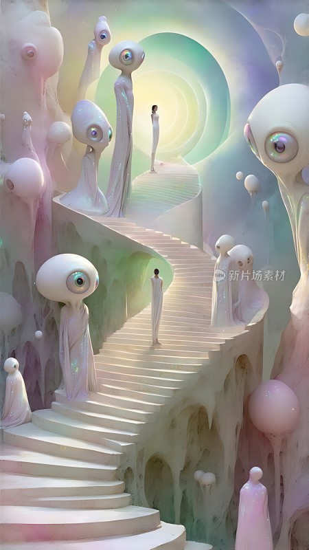 通往未知世界的神秘阶梯