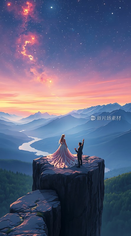 星空下的浪漫求婚