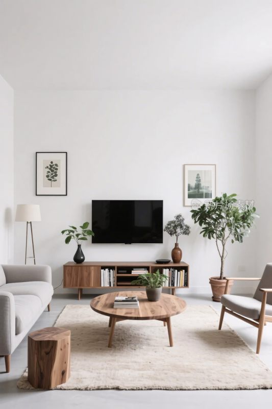 现代简约客厅场景