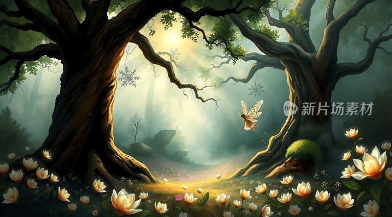 神秘森林秘境探险