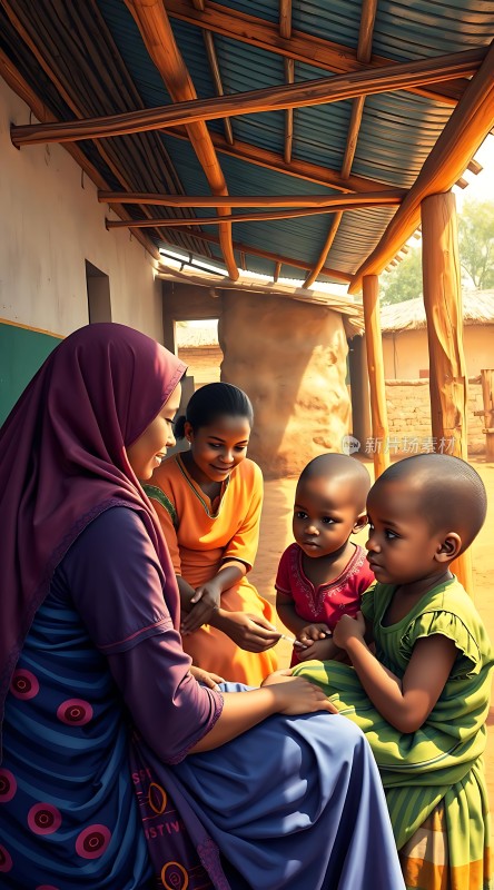 母女情深温馨时刻