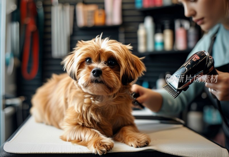 宠物店博美剪毛