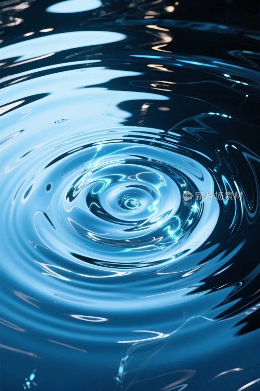 水波涟漪视觉效果