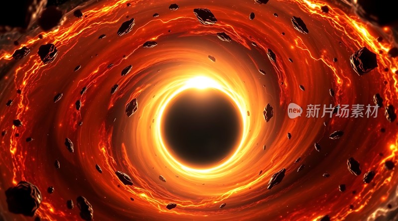 黑洞漩涡宇宙奥秘的视觉盛宴