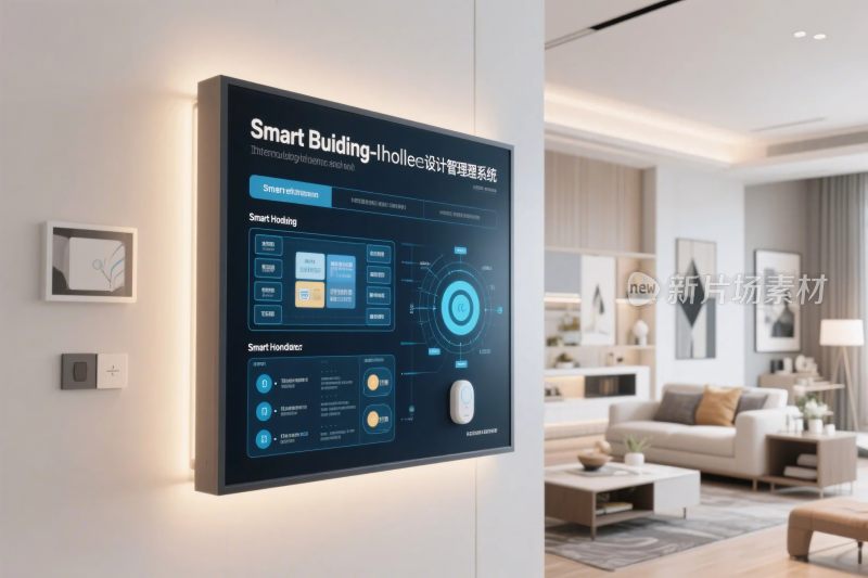 智能家居控制面板场景