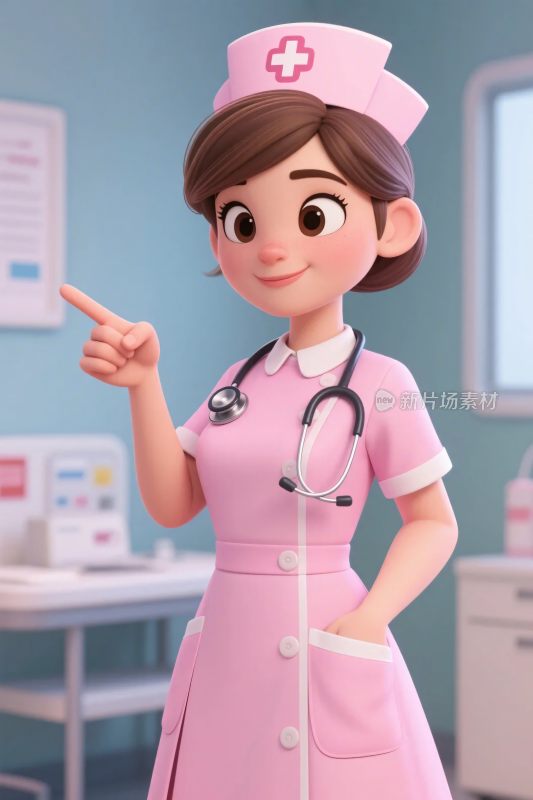 医院卡通护士形象