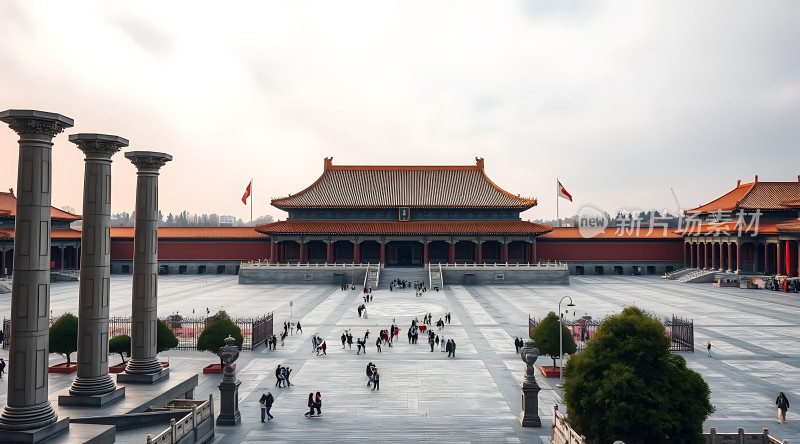 天安门广场历史与现代交融的壮丽画卷