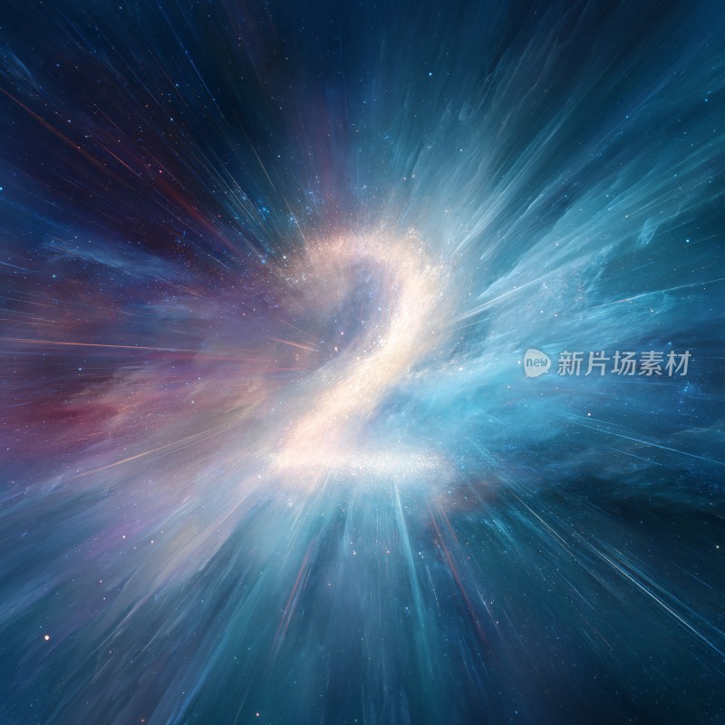 宇宙光效数字画面