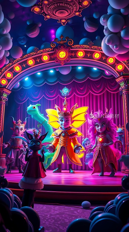 舞台上的奇幻精灵盛宴