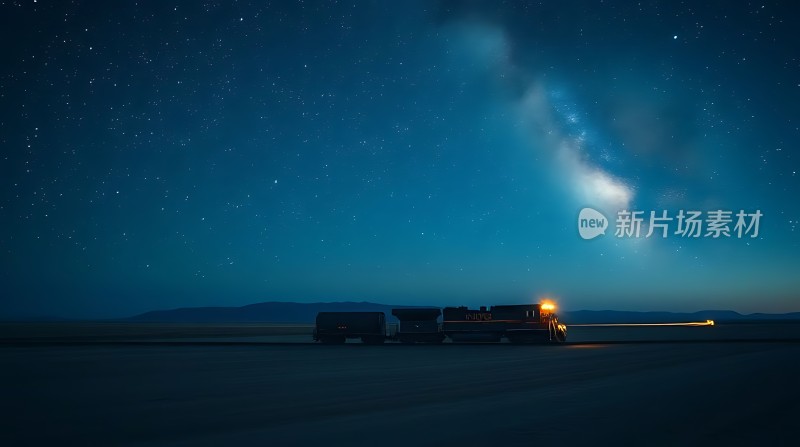 星空下的铁轨之旅