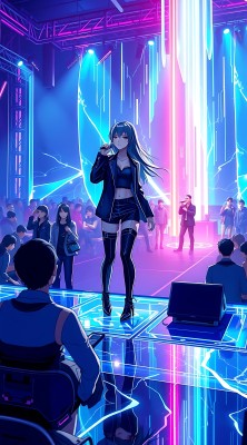 未来舞台上的炫目演出 未来舞台上的炫目演出