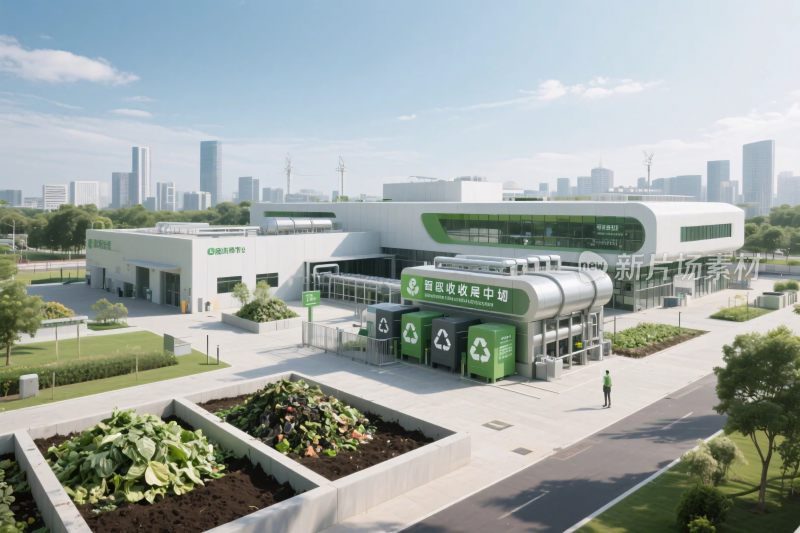 现代园区建筑效果图