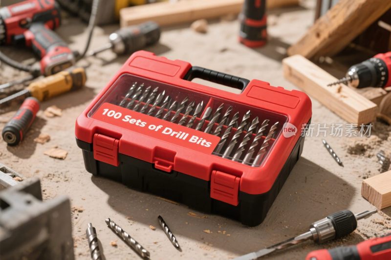 工具箱与钻头工具