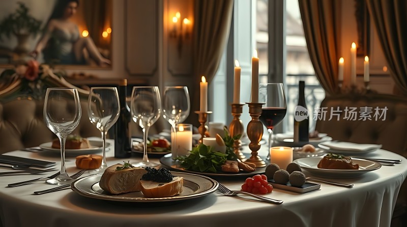 烛光晚餐浪漫时刻