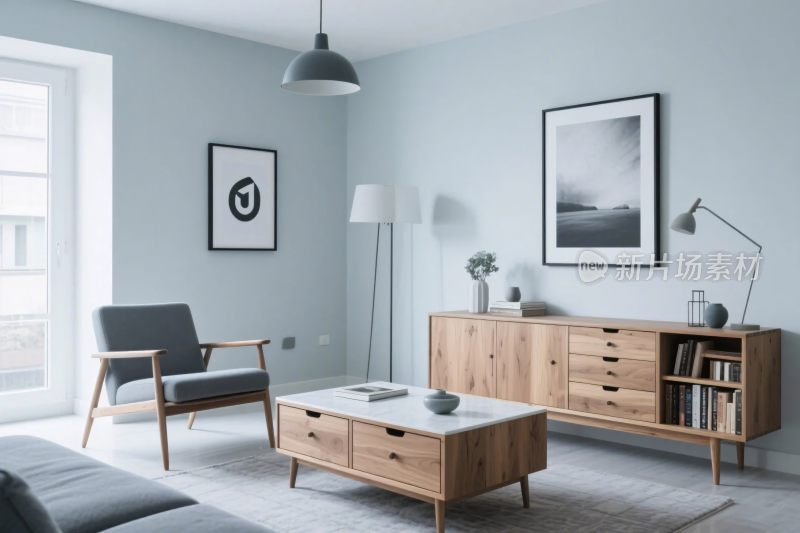 现代简约客厅场景