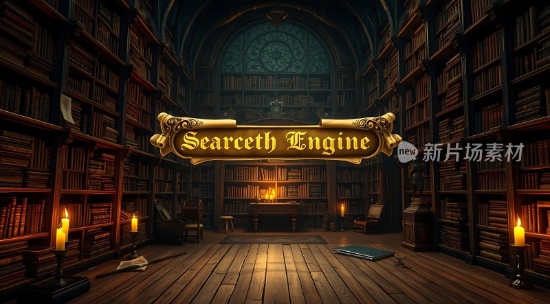 神秘图书馆里的搜索引擎