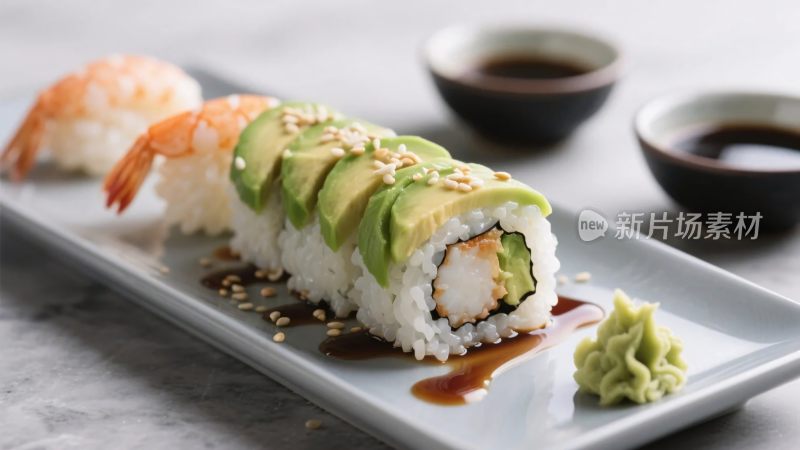 精美寿司料理图