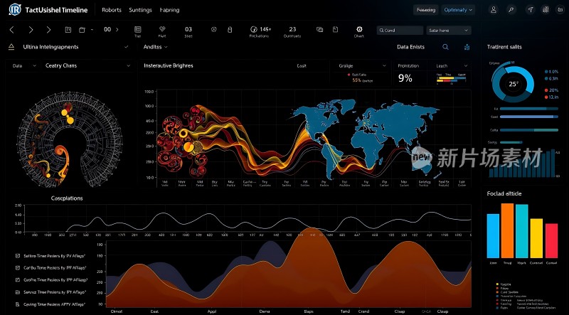 新片场素材TactUsihel Timeline数据分析图