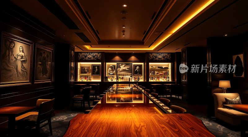 新片场素材 精致酒吧环境