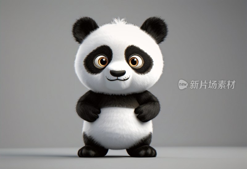 熊猫卡通站姿