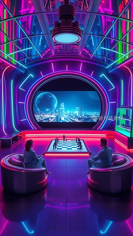 未来城市中的棋局