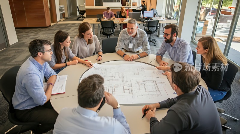 团队协作会议共商项目大计