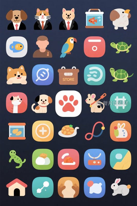 宠物图标集合