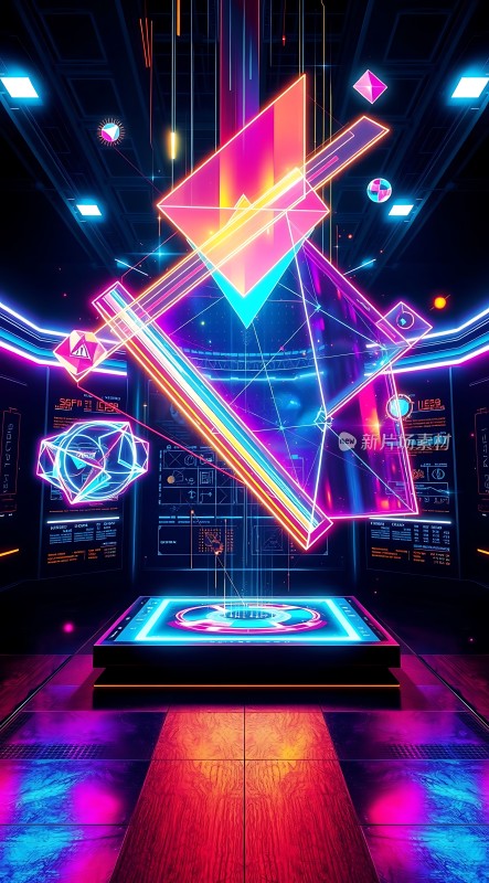 霓虹科技未来世界