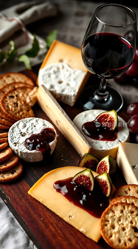 美酒奶酪拼盘