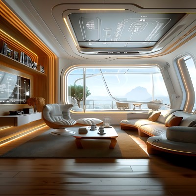 未来主义家居设计科技与舒适并存 未来主义家居设计科技与舒适并存